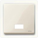 Schneider Electric System M MTN432744 Клавиша одиночная с окошком (IP44, индикация, бежевая)