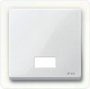 Schneider Electric System M MTN432719 Клавиша одиночная с окошком (IP44, индикация, полярно-белая)