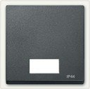 Schneider Electric System M MTN433714 Клавиша одиночная с окошком (IP44, индикация, антрацит)