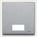 Schneider Electric System M MTN433760 Клавиша одиночная с окошком (IP44, индикация, алюминий)