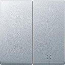Schneider Electric System M MTN312060 Клавиша двойная "вкл/выкл" (алюминий)