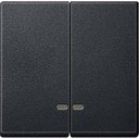 Schneider Electric System M MTN3420-0144 Клавиша двойная с окошком (индикация, антрацит)