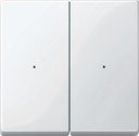 Schneider Electric System M MTN619219 Клавиша двойная (полярно-белая)