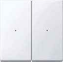 Schneider Electric System M MTN619225 Клавиша двойная (белая)