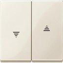 Schneider Electric System M MTN432444 Клавиша двойная для рольставней (бежевая)