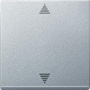 Schneider Electric System M MTN586260 Клавиша двойная для жалюзи (алюминий)