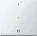 Schneider Electric System M MTN619319 Клавиша одиночная "I/O" (KNX, полярно-белая)