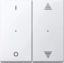 Schneider Electric System M MTN619525 Клавиша двойная "I/O" со стрелками вверх/вниз (KNX, белая)