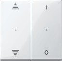 Schneider Electric System M MTN619619 Клавиша двойная "I/O" со стрелками вверх/вниз (KNX, полярно-белая)