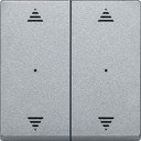 Schneider Electric System M MTN625860 Клавиша двойная со стрелками вверх/вниз (KNX, алюминий)