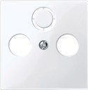 Schneider Electric System M MTN296725 Крышка розетки телевизионной (3xTV/SAT, белая)