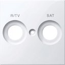 Schneider Electric System M MTN299825 Крышка розетки телевизионной (Radio/TV+SAT, белая)