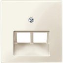 Schneider Electric System M MTN296144 Крышка розетки информационной (2xRJ45, бежевая)