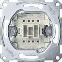 Schneider Electric System M QuickFlex MTN3612-0000 Выключатель одноклавишный двухполюсной (16 А, с возм. подсветки, механизм, скрытая установка)