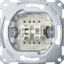 Schneider Electric System M QuickFlex MTN3153-0000 Выключатель двухклавишный с замык. и размык. конт. (10 А, механизм, скрытая установка)