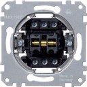 Schneider Electric System M QuickFlex MTN312000 Выключатель двухклавишный (10 А, 1P+2P, механизм, скрытая установка)
