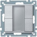 Schneider Electric System M Plus MTN627660 Выключатель двухкнопочный (KNX, под рамку, индикация, скрытая установка, алюминий)