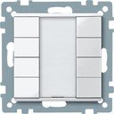 Schneider Electric System M Plus MTN617419 Выключатель четырехкнопочный (KNX, под рамку, индикация, скрытая установка, полярно-белый)