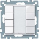 Schneider Electric System M Plus MTN617425 Выключатель четырехкнопочный (KNX, под рамку, индикация, скрытая установка, белый)