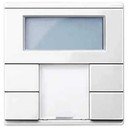 Schneider Electric System M Plus MTN6212-0319 Выключатель двухкнопочный с терморегулятором (KNX, под рамку, индикация, скрытая установка, полярно-белый)