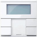 Schneider Electric System M Plus MTN6212-0325 Выключатель двухкнопочный с терморегулятором (KNX, под рамку, индикация, скрытая установка, белый)