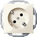 Schneider Electric Merten System M MTN2370-0344 Розетка с заземляющим контактом 45° (16 А, под рамку, шторки, скрытая установка, бежевая)