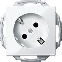 Schneider Electric Merten System M MTN2370-0319 Розетка с заземляющим контактом 45° (16 А, под рамку, шторки, скрытая установка, полярно-белая)