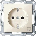Schneider Electric Merten System M MTN2350-0344 Розетка "Компьютер" с заземляющим контактом (16 А, под рамку, шторки, скрытая установка, бежевая)