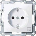 Schneider Electric Merten System M MTN2350-0325 Розетка "Компьютер" с заземляющим контактом (16 А, под рамку, шторки, скрытая установка, белая)