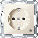 Schneider Electric Merten System M MTN2354-0344 Розетка "Холодильник" с заземляющим контактом (16 А, под рамку, шторки, скрытая установка, бежевая)
