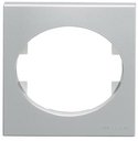 ABB Tacto 5571 PL Рамка 1-постовая (горизонт, серебро)