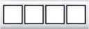 Schneider Electric Merten Aquadesign MTN400419 Рамка 4-постовая (IP44, универсальная, полярно-белая)