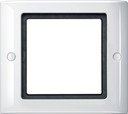 Schneider Electric Merten Aquadesign MTN401119 Рамка 1-постовая (IP44, универсальная, винтовое крепление, полярно-белая)