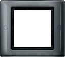 Schneider Electric Merten Aquadesign MTN401114 Рамка 1-постовая (IP44, универсальная, винтовое крепление, антрацит)