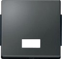 Schneider Electric Merten Aquadesign MTN343814 Клавиша одиночная с окошком для символа (IP44, антрацит)
