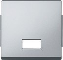 Schneider Electric Merten Aquadesign MTN343860 Клавиша одиночная с окошком для символа (IP44, алюминий)