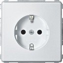 Schneider Electric Merten Aquadesign MTN2300-7219 Розетка с заземляющим контактом (16 А, под рамку, скрытая установка, полярно-белая)
