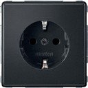 Schneider Electric Merten Aquadesign MTN2300-7214 Розетка с заземляющим контактом (16 А, под рамку, скрытая установка, антрацит)