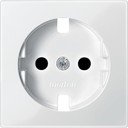 Schneider Electric System M MTN2330-0319 Крышка розетки (2P+E, шторки, полярно-белая)