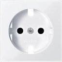 Schneider Electric System M MTN2330-0325 Крышка розетки (2P+E, шторки, белая)