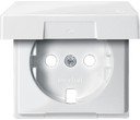 Schneider Electric System M MTN2341-0319 Крышка розетки (2P+E, крышка, полярно-белая)