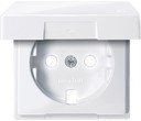 Schneider Electric System M MTN2341-0325 Крышка розетки (2P+E, крышка, белая)