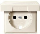 Schneider Electric System M MTN2340-0344 Крышка розетки (2P+E, крышка, шторки, бежевая)