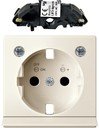 Schneider Electric System M MTN2334-0344 Крышка розетки (2P+E, подсветка, шторки, бежевая)