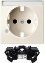 Schneider Electric System M MTN2335-0344 Крышка розетки (2P+E, поле для надписи, защита, шторки, бежевая)