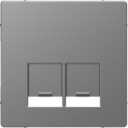 Merten D-Life MTN4572-6036 Крышка розетки компьютерной (RJ45, нержавеющая сталь)