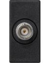 Simon Connect K102D-14 Розетка телевизионная (1 модуль, BNC, под рамку, скрытая установка, графит)
