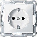 Schneider Electric Merten M-Trend MTN2301-1319 Розетка с заземляющим контактом (16 А, под рамку, скрытая установка, белая)