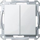 Schneider Electric Merten M-Trend MTN3115-1319 Выключатель двухклавишный (под рамку, скрытая установка, белый)