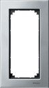 Schneider Electric Merten M-Elegance MTN403860 Рамка 2-постовая (универсальная, без перегородки, платина-серебро)